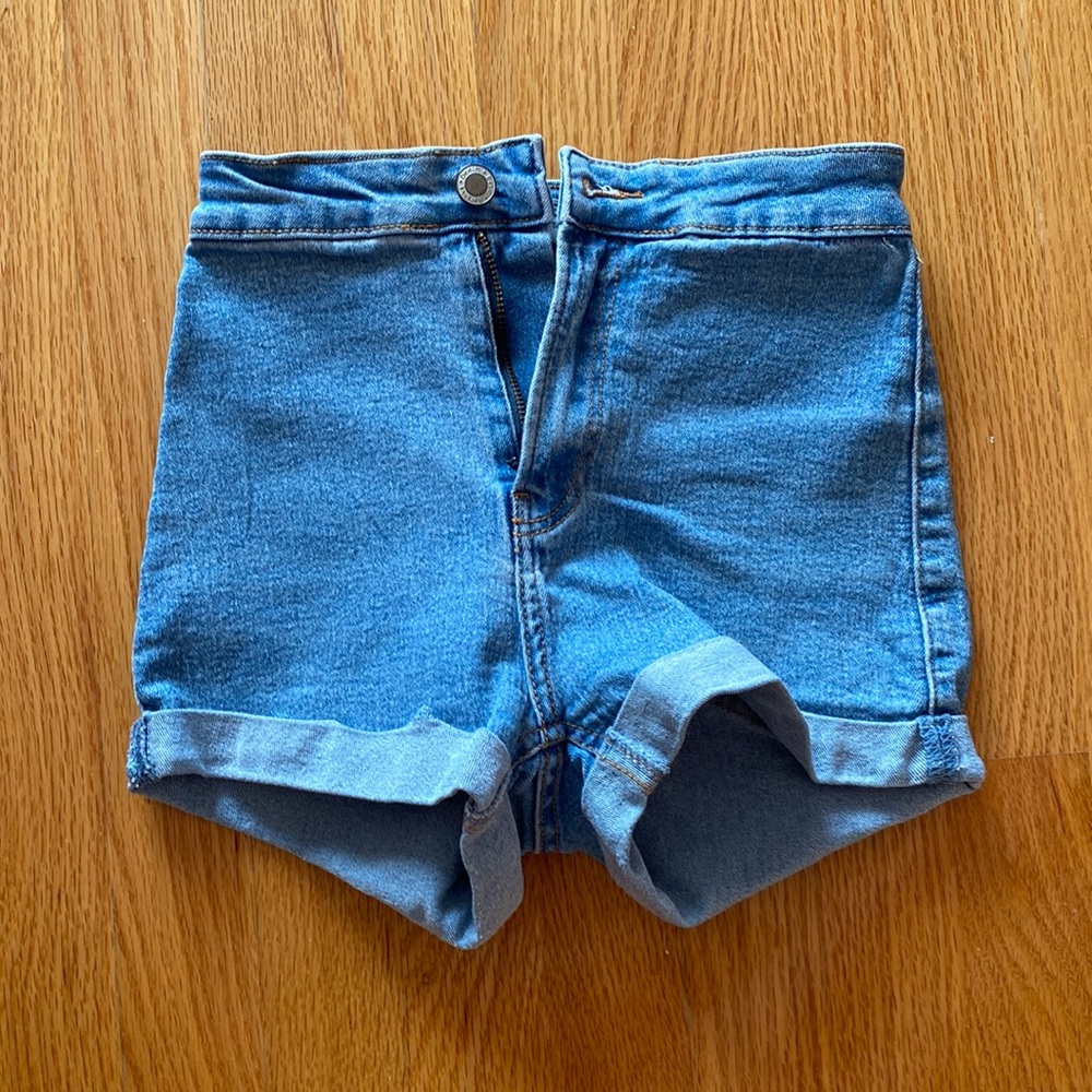 Jean shorts from bershkaq